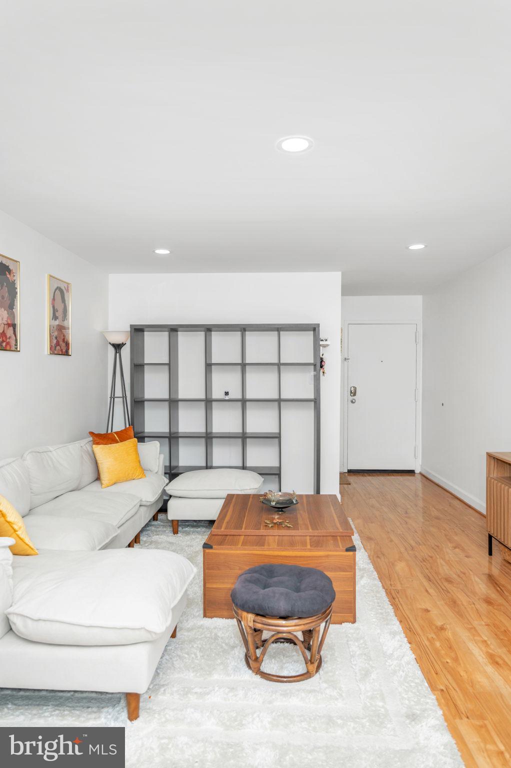 5025 7th Road South, Unit 202 Arlington, VA 22204 - Photo 19 of 39 a living room with furniture a rug and a large window