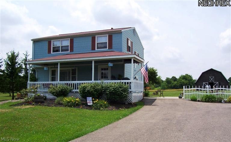 9364 Brakeman Road Chardon, OH 44024 - Photo 1 of 10 Newer 5" aphalt drive with turn-around. Vinyl PVC decorative picket fence. 10 x 30 covered gated front porch to relax on. . . .