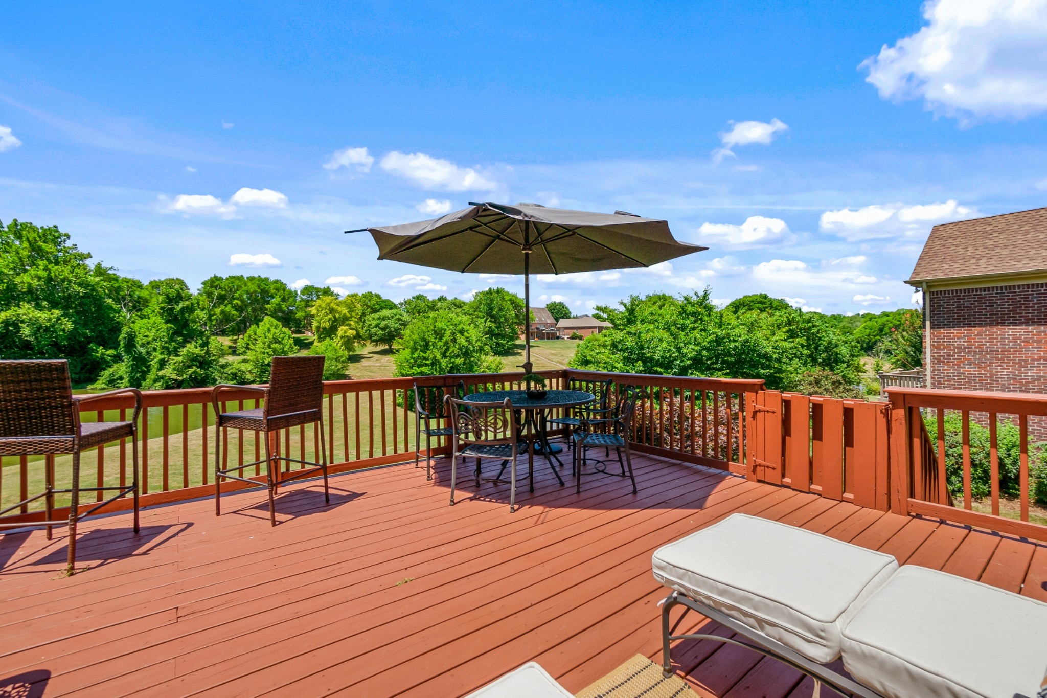413 Doe Ridge Franklin, TN 37067 - Photo 36 of 42 a view of a patio with wooden floor