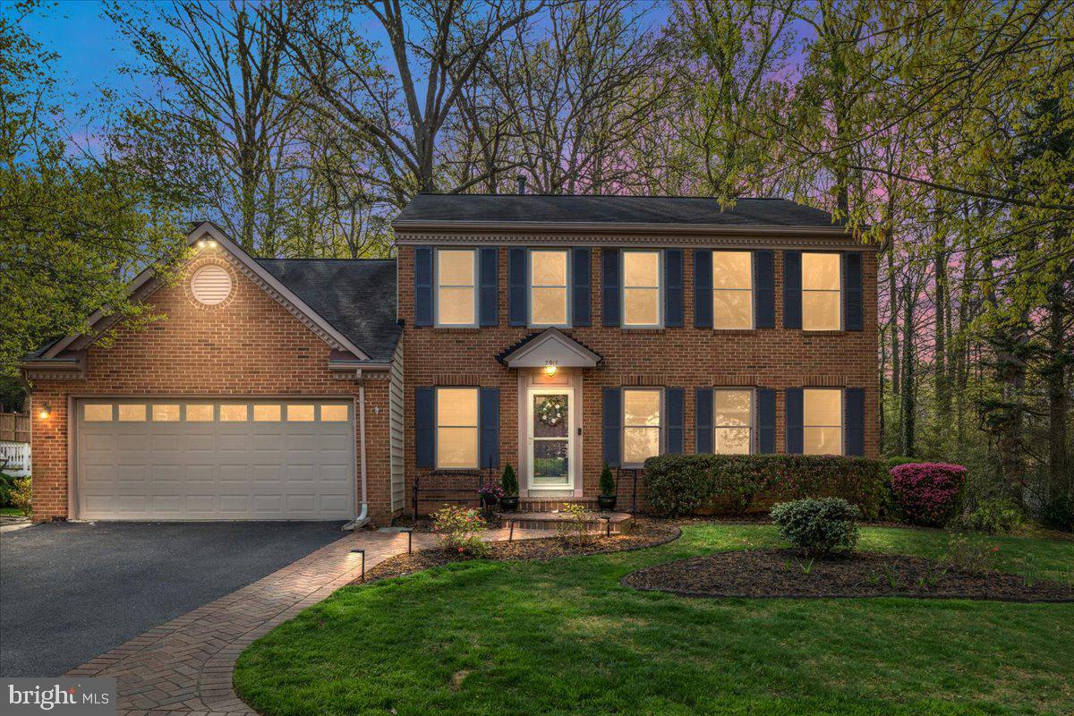 Charming brick home in serene setting.