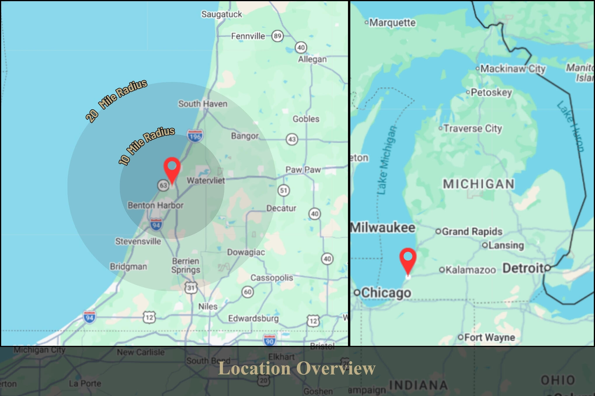 Vl Broderick Road Benton Harbor, MI 49022 - Photo 11 of 11 11_Location_Map