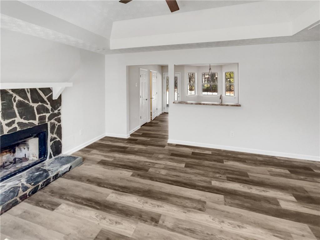 24 Chelsea Lane Grantville, GA 30220 - Photo 5 of 20 a view of livingroom and hardwood floor