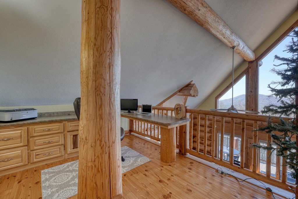 103 Wisteria Drive Murphy, NC 28906 - Photo 23 of 62 a view of a balcony with wooden floor