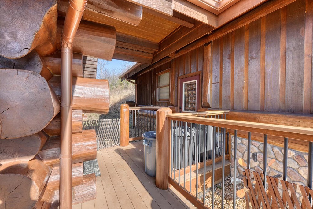 103 Wisteria Drive Murphy, NC 28906 - Photo 48 of 62 a view of a balcony with furniture