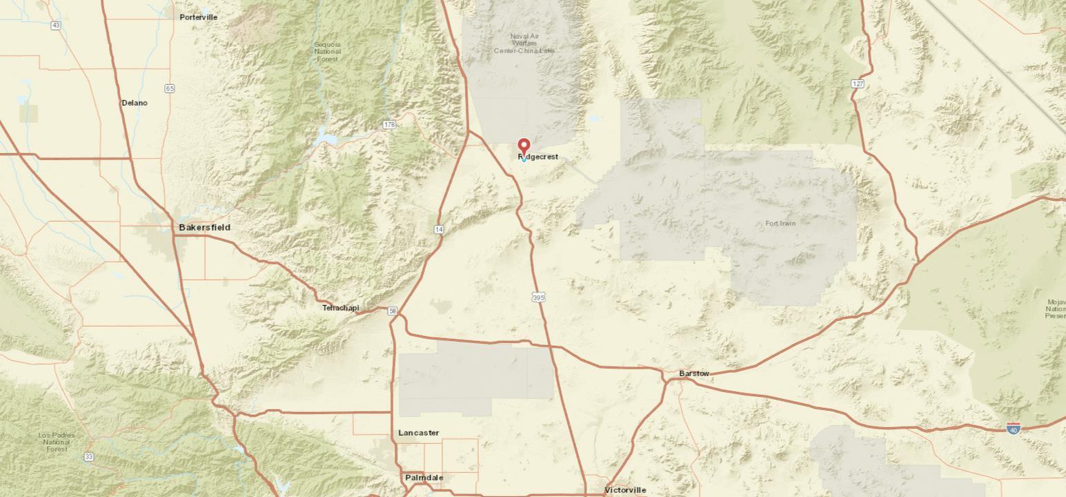 4 West Dolphin Avenue Ridgecrest, CA 93555 - Photo 13 of 16 view of a yard and garage