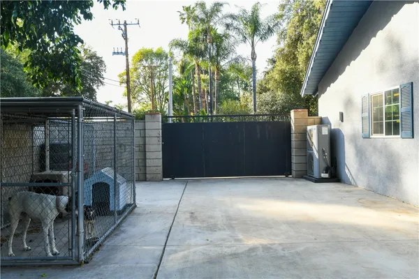 a view of a garden