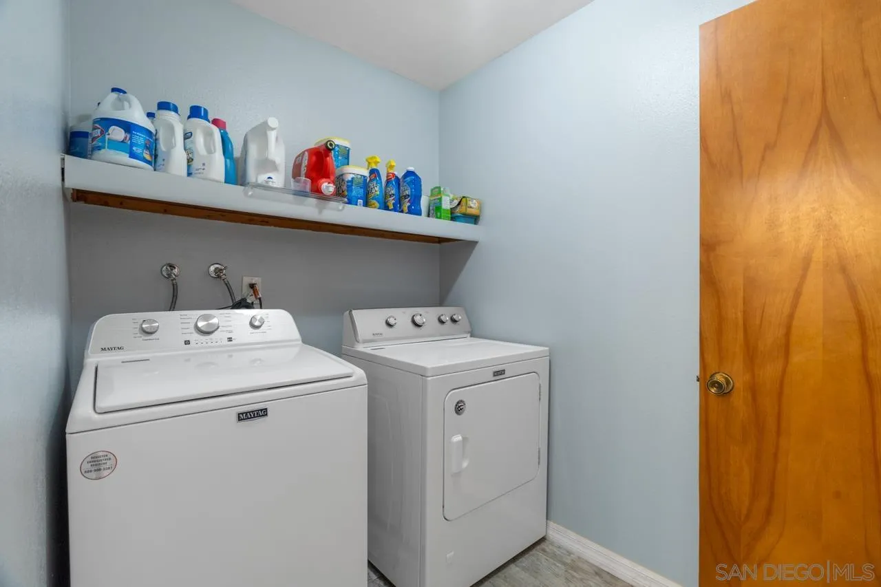 31478 Valley Center Road Valley Center, CA 92082 - Photo 31 of 66 a utility room with dryer and washer