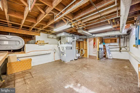 a view of storage and utility room