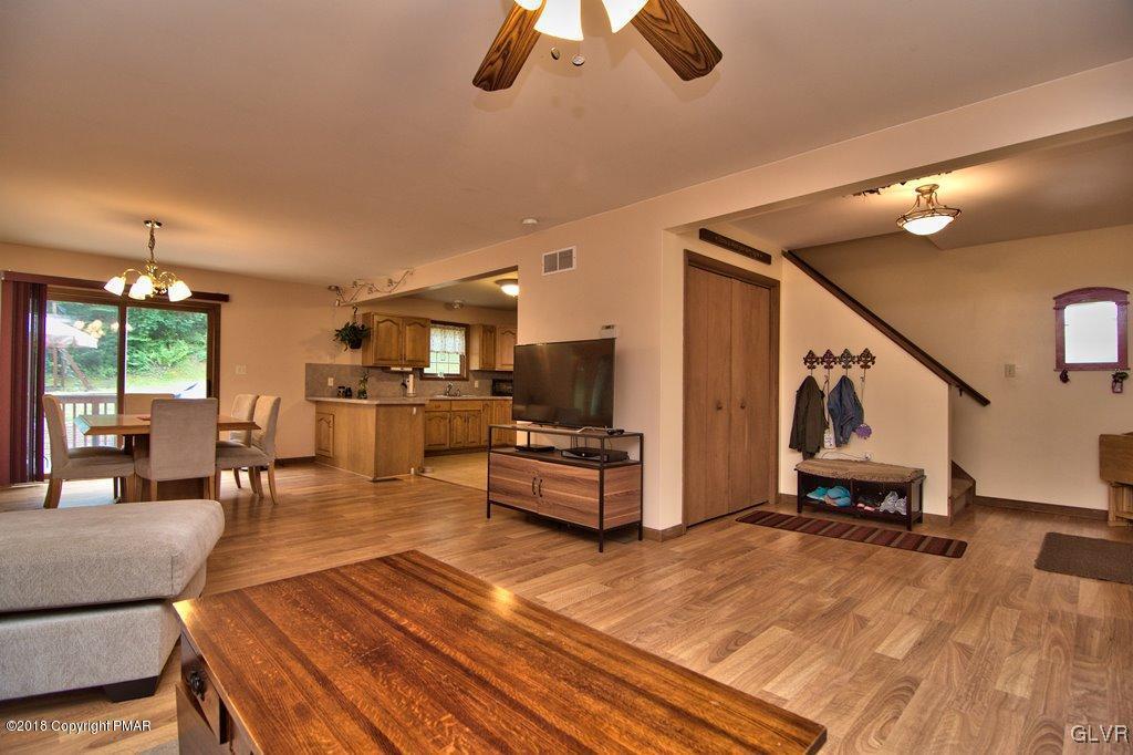 251 Devils Hole Road Cresco, PA 18326 - Photo 19 of 35 a living room with furniture and a flat screen tv