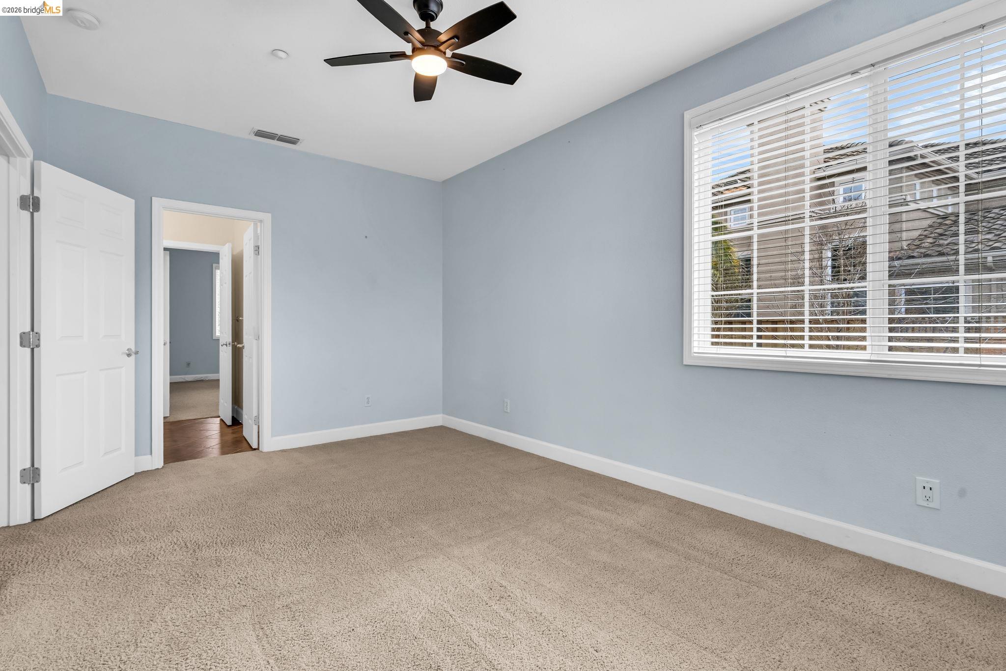 5 Circle E Ranch Place San Ramon, CA 94583 - Photo 39 of 60 Unfurnished bedroom with carpet flooring and ceiling fan