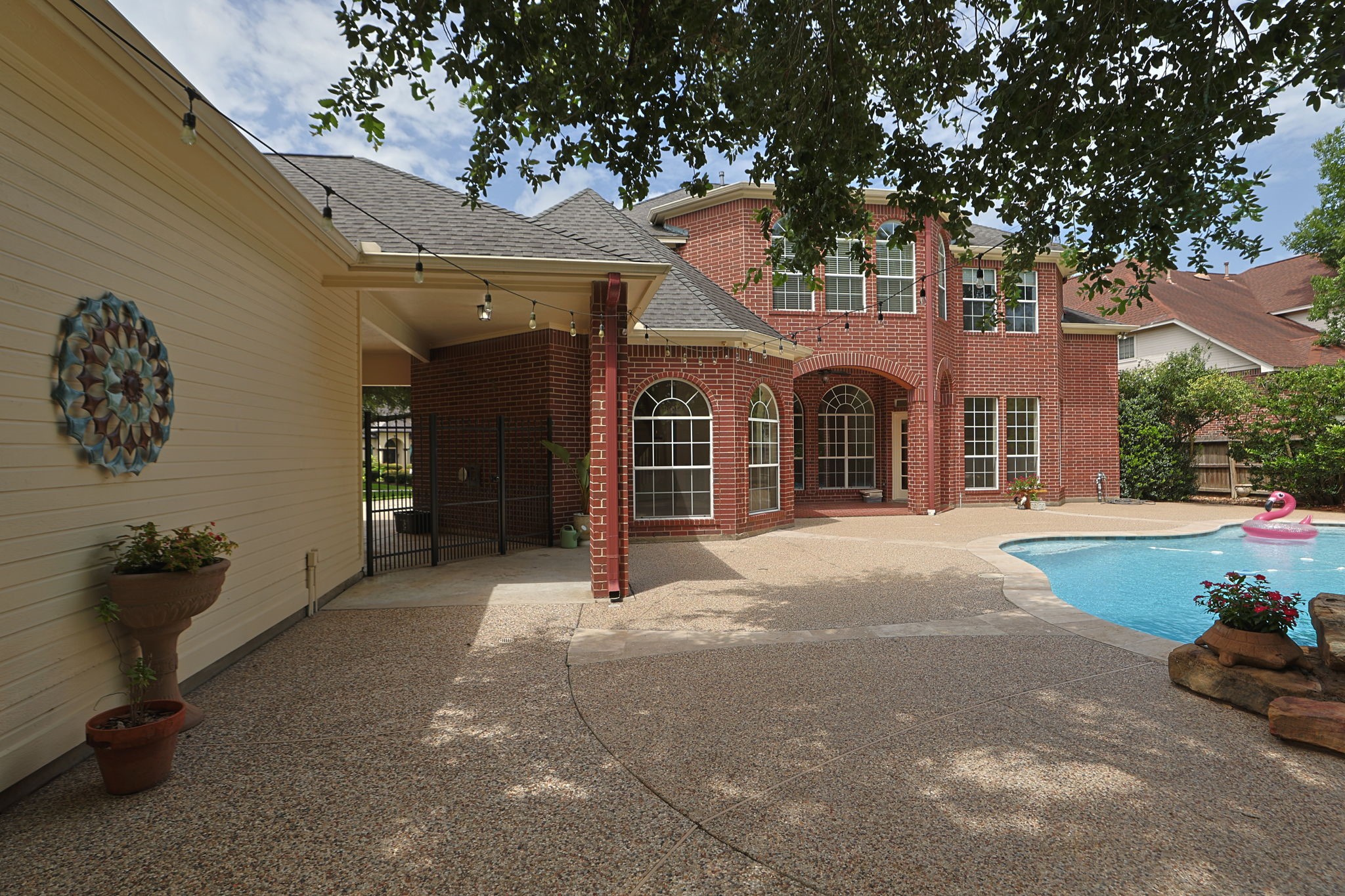 18310 Pamela Way Spring, TX 77379 - Photo 40 of 42 Spacious and secure backyard featuring privacy fencing, perfect for outdoor relaxation and peace of mind.
