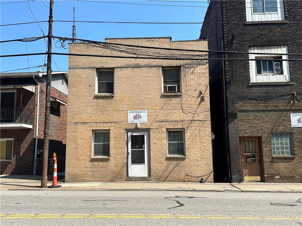 a view of a house with a door