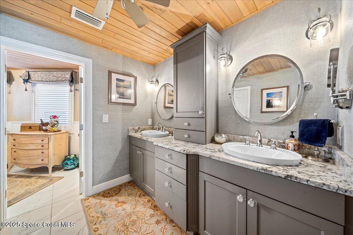 254 Seaview Street, Unit B Melbourne Beach, FL 32951 - Photo 32 of 74 Primary Bath Renovated