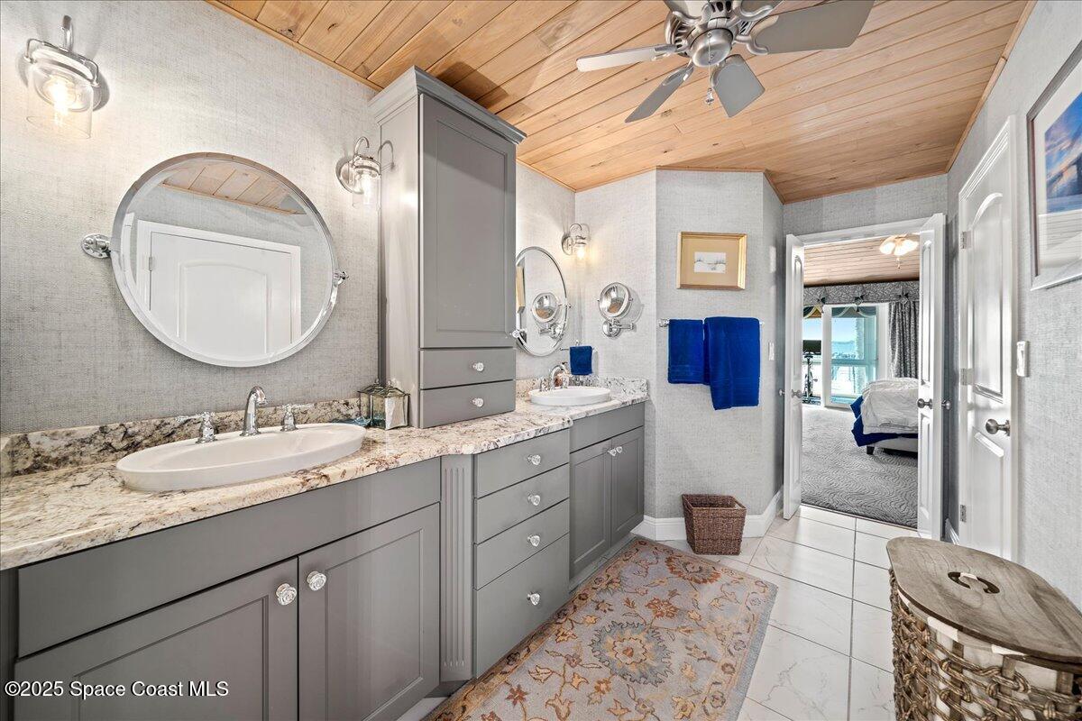 254 Seaview Street, Unit B Melbourne Beach, FL 32951 - Photo 33 of 74 Primary Bath Renovated