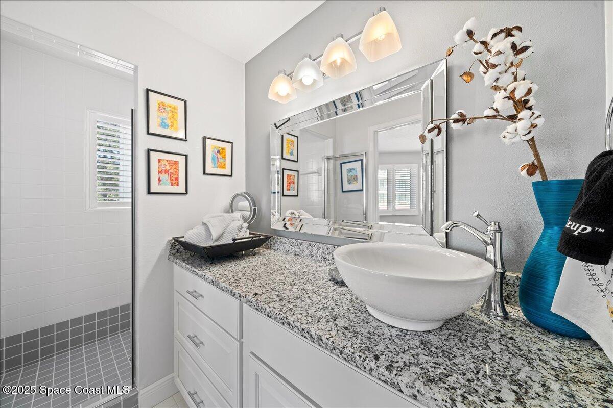 254 Seaview Street, Unit B Melbourne Beach, FL 32951 - Photo 40 of 74 Guest Bath 1