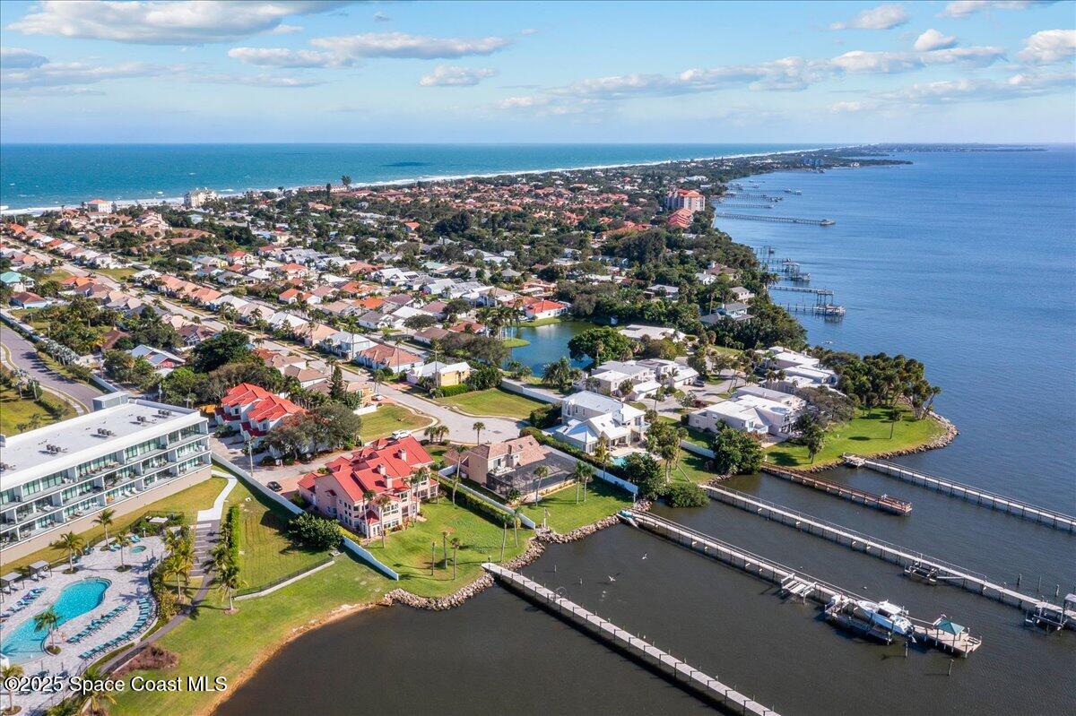 254 Seaview Street, Unit B Melbourne Beach, FL 32951 - Photo 53 of 74 Aerial SE