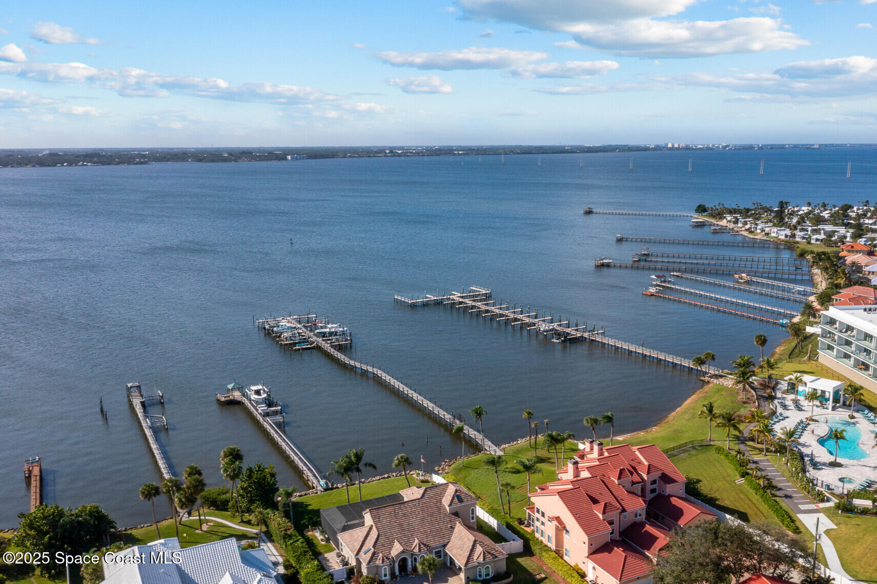 254 Seaview Street, Unit B Melbourne Beach, FL 32951 - Photo 55 of 74 Aerial NW