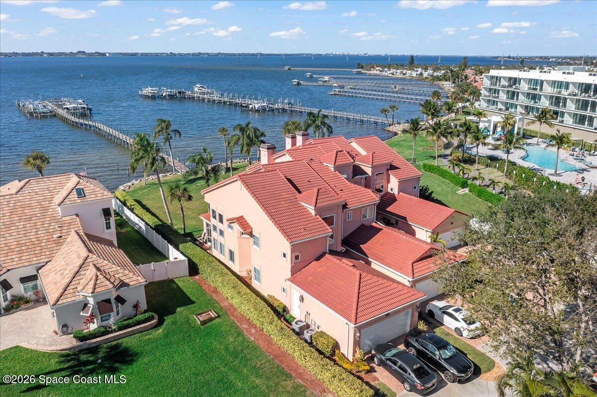 254 Seaview Street, Unit B Melbourne Beach, FL 32951 - Photo 57 of 74 Aerial NW