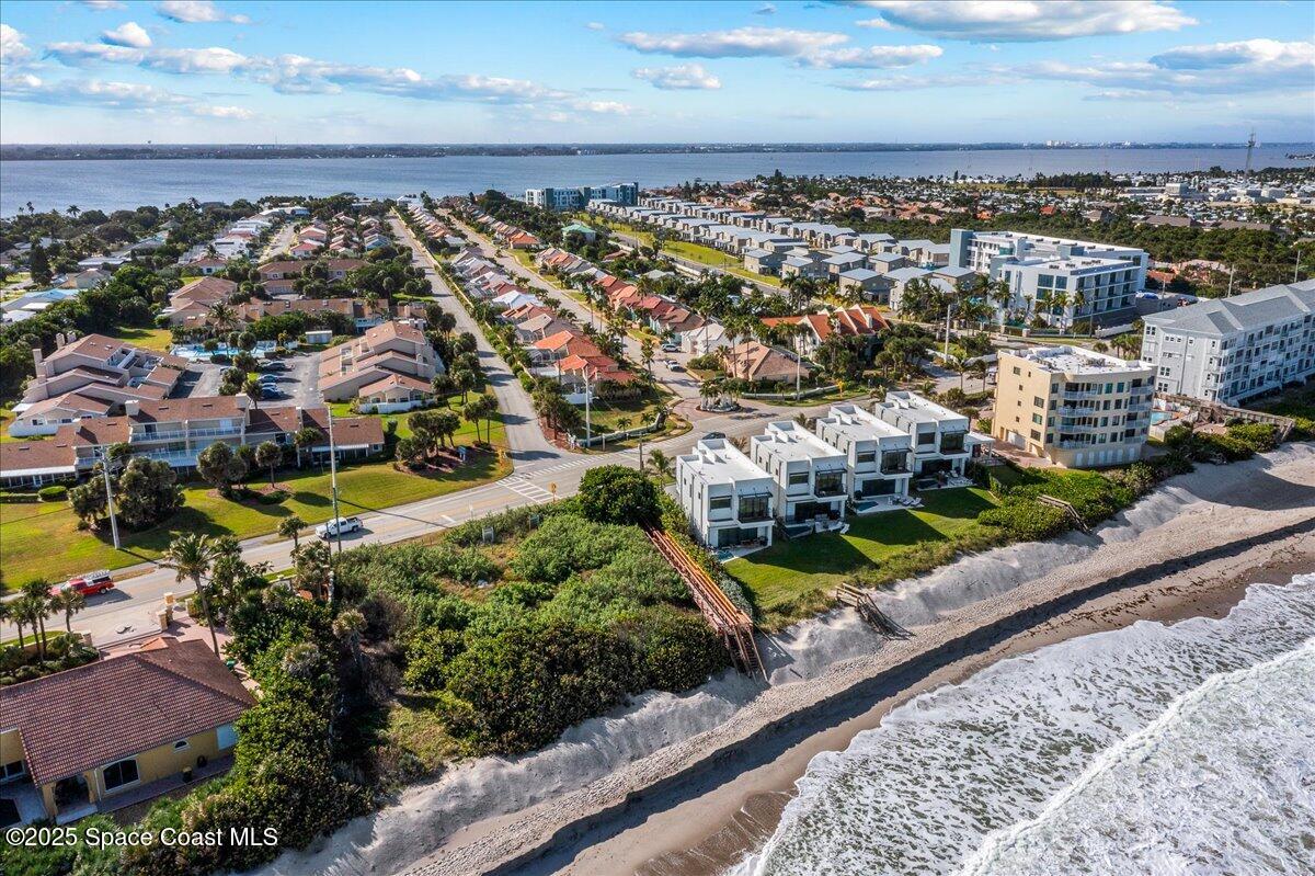 254 Seaview Street, Unit B Melbourne Beach, FL 32951 - Photo 61 of 74 Aerial West from Beach Access