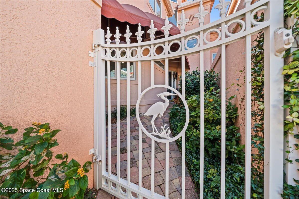 254 Seaview Street, Unit B Melbourne Beach, FL 32951 - Photo 7 of 74 Gated Private Entry