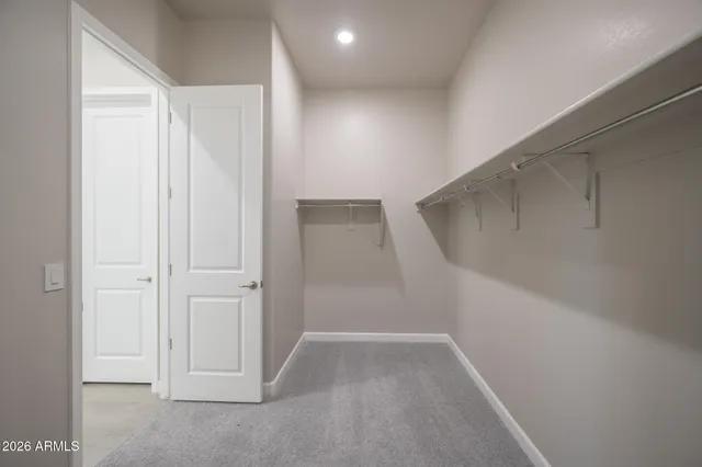 a view of walk in closet