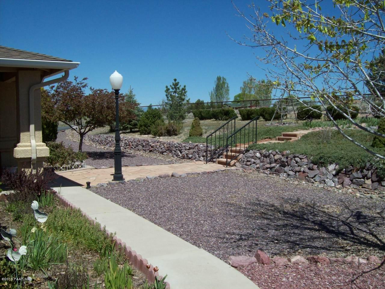 1860 North Moon Shadow Road Chino Valley, AZ 86323 - Photo 22 of 28 courtyard like landscaping in front