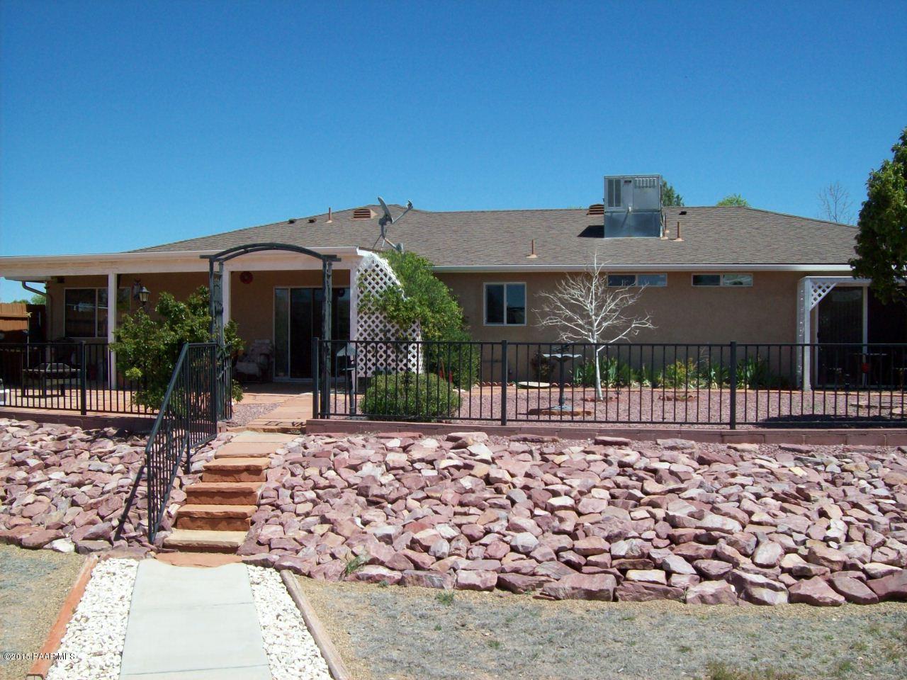 1860 North Moon Shadow Road Chino Valley, AZ 86323 - Photo 24 of 28 back of home
