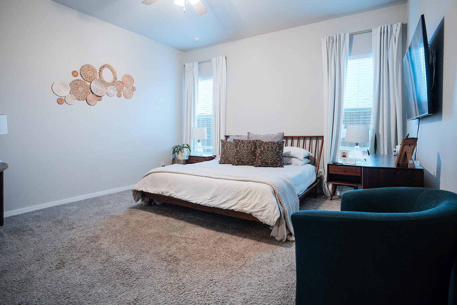1927 142nd Street Lubbock, TX 79423 - Photo 14 of 58 a bedroom with bed and a large window