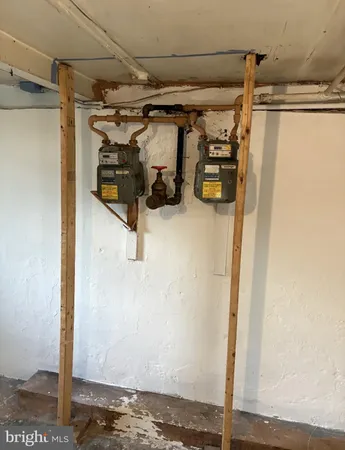 a view of storage and utility room