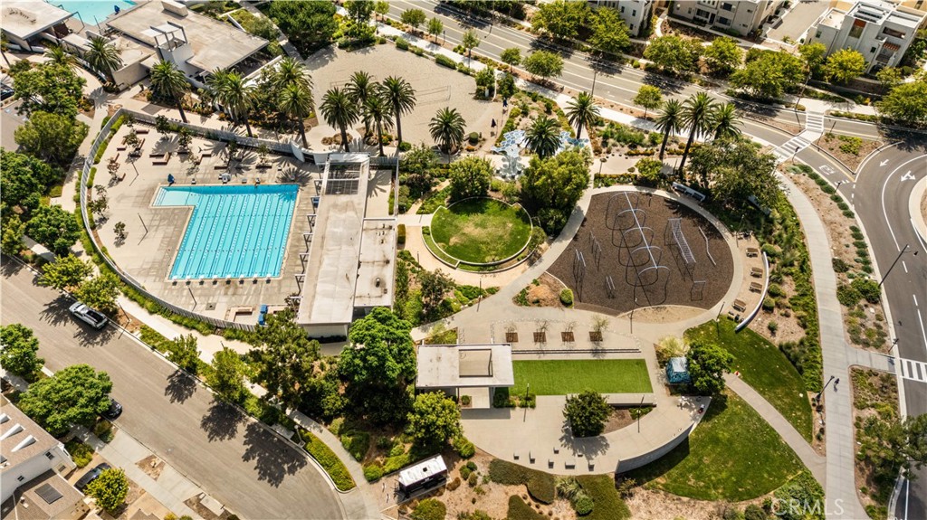 115 Episode Irvine, CA 92618 - Photo 41 of 43 an aerial view of a house with a swimming pool