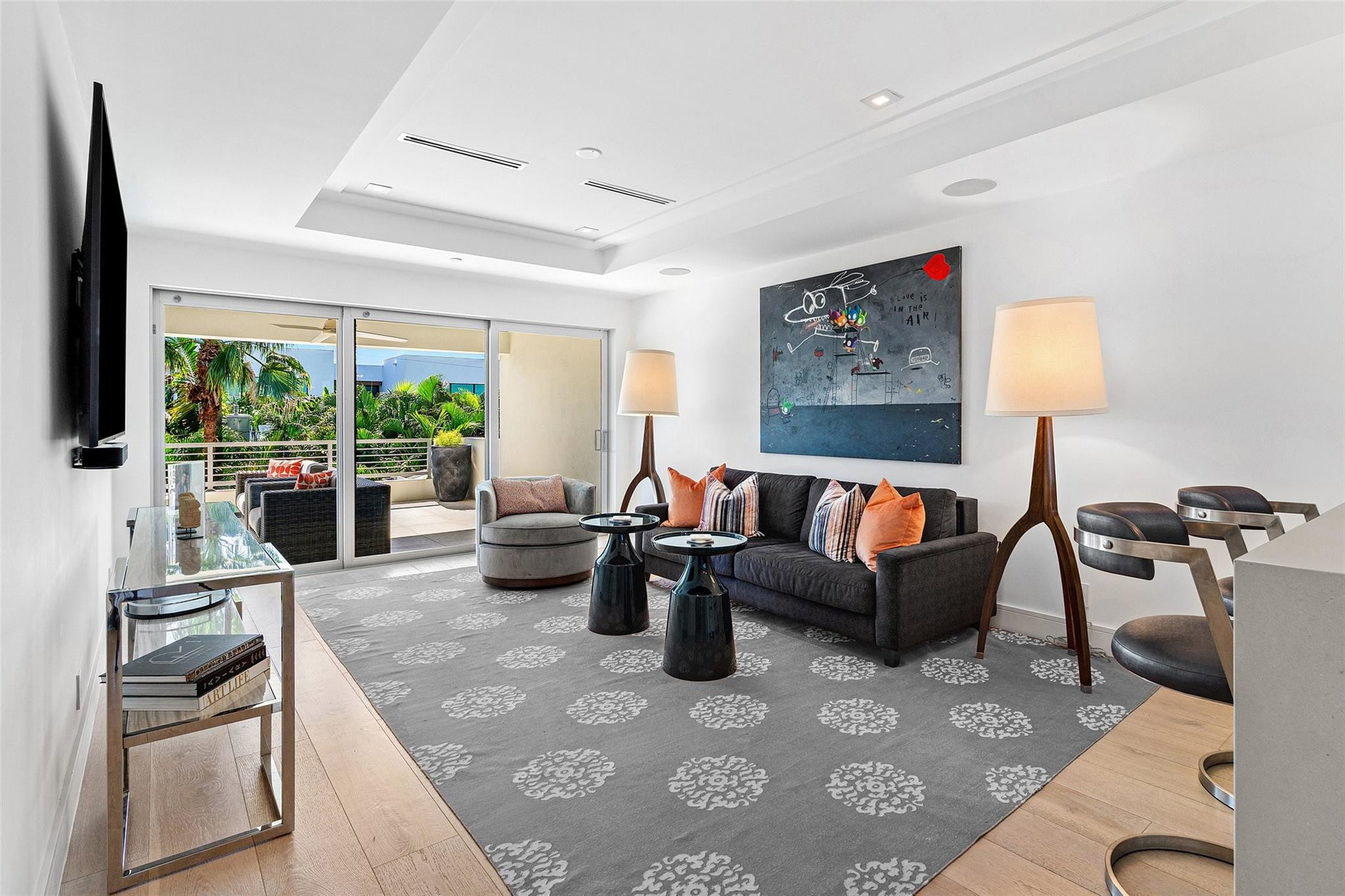 1022 Langer Way Delray Beach, FL 33483 - Photo 20 of 33 a living room with furniture and a large window