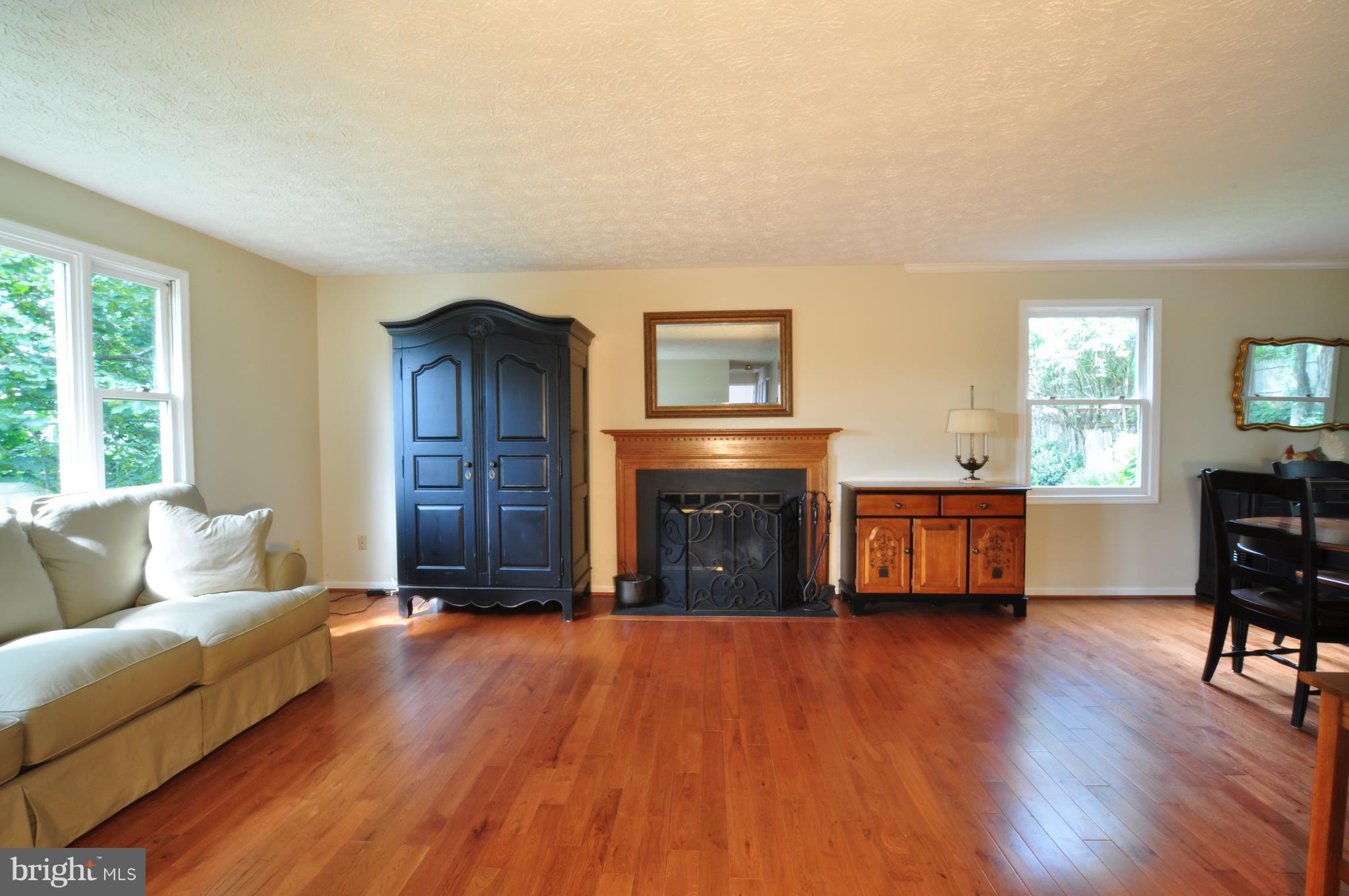 6593 Edgewood Road New Market, MD 21774 - Photo 5 of 19 Spacious Living Room wWood Floors & Fireplace