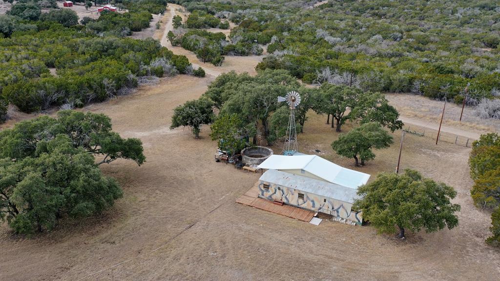 180 Bee Hive Road Hunt, TX 78024 - Photo 56 of 60 an aerial view of a and patio