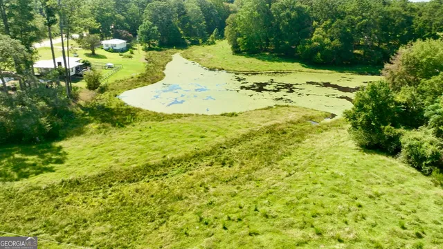 a view of a lake with a mountain