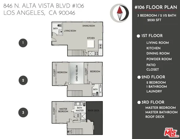 $6,495 | 846 North Alta Vista Boulevard, Unit 106, Los Angeles, CA 90046