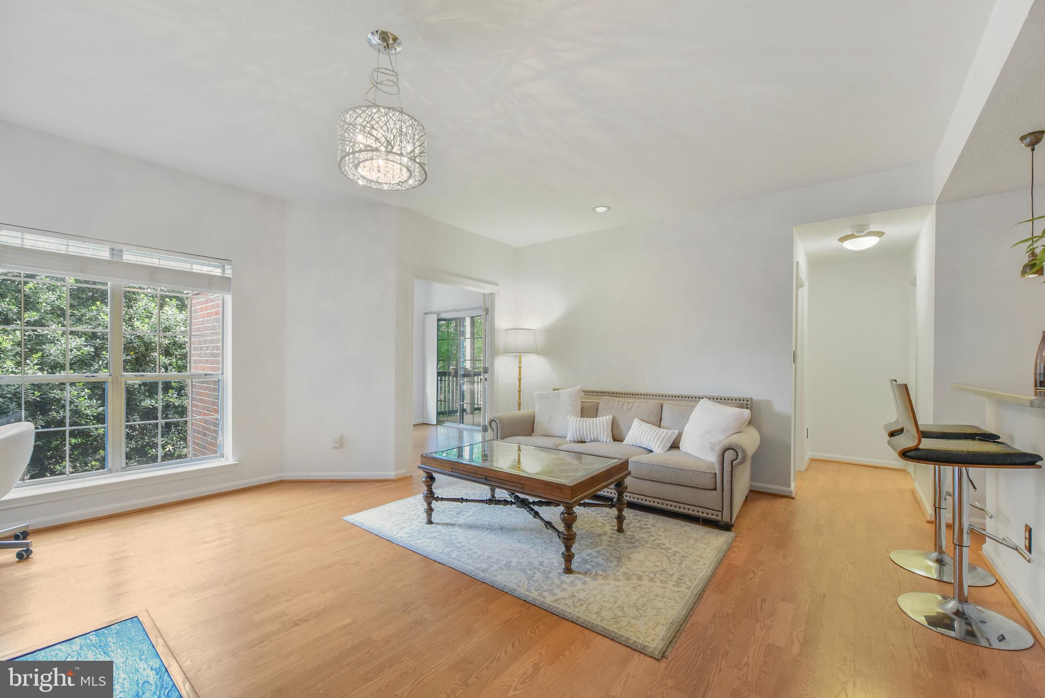 3909 Penderview Drive, Unit 1923 Fairfax, VA 22033 - Photo 2 of 19 a living room with furniture a rug and a window