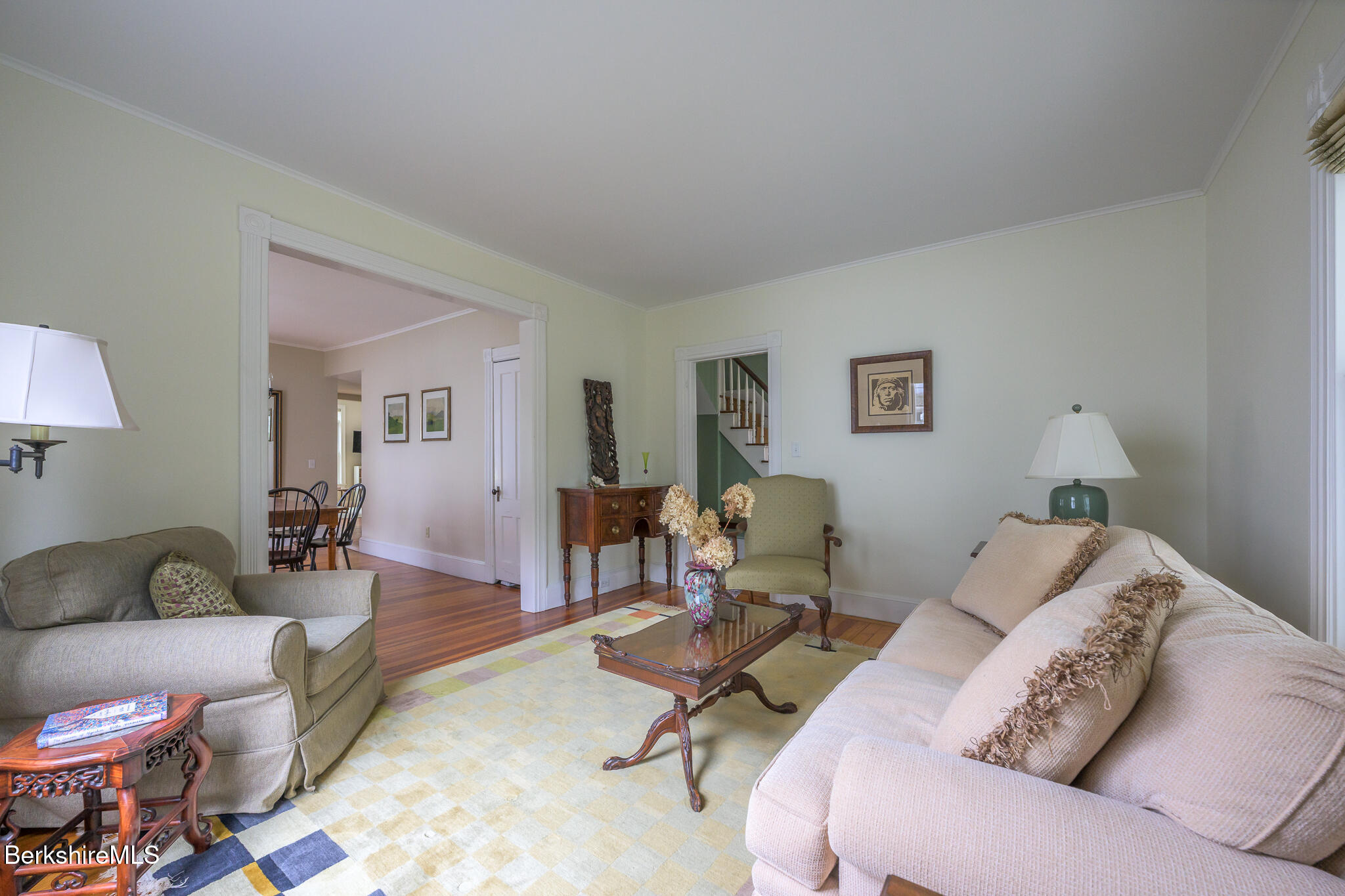 11 Sergeant Street Stockbridge, MA 01262 - Photo 22 of 52 a living room with furniture and a couch