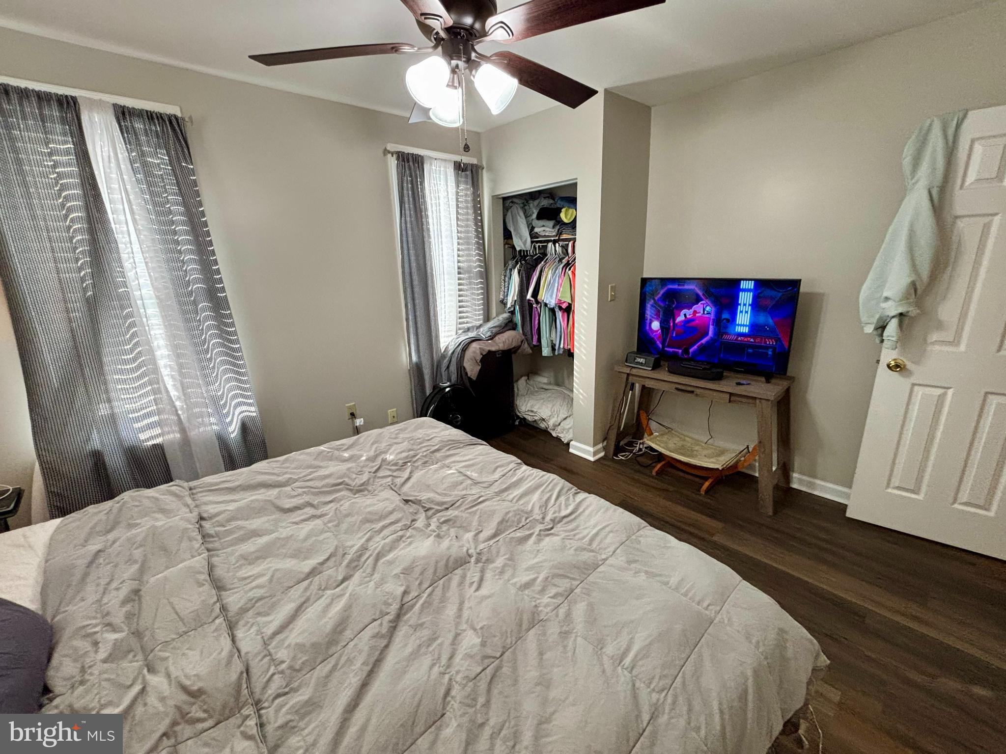 3 Grape Street Reading, PA 19611 - Photo 13 of 19 a bedroom with a bed and a chandelier