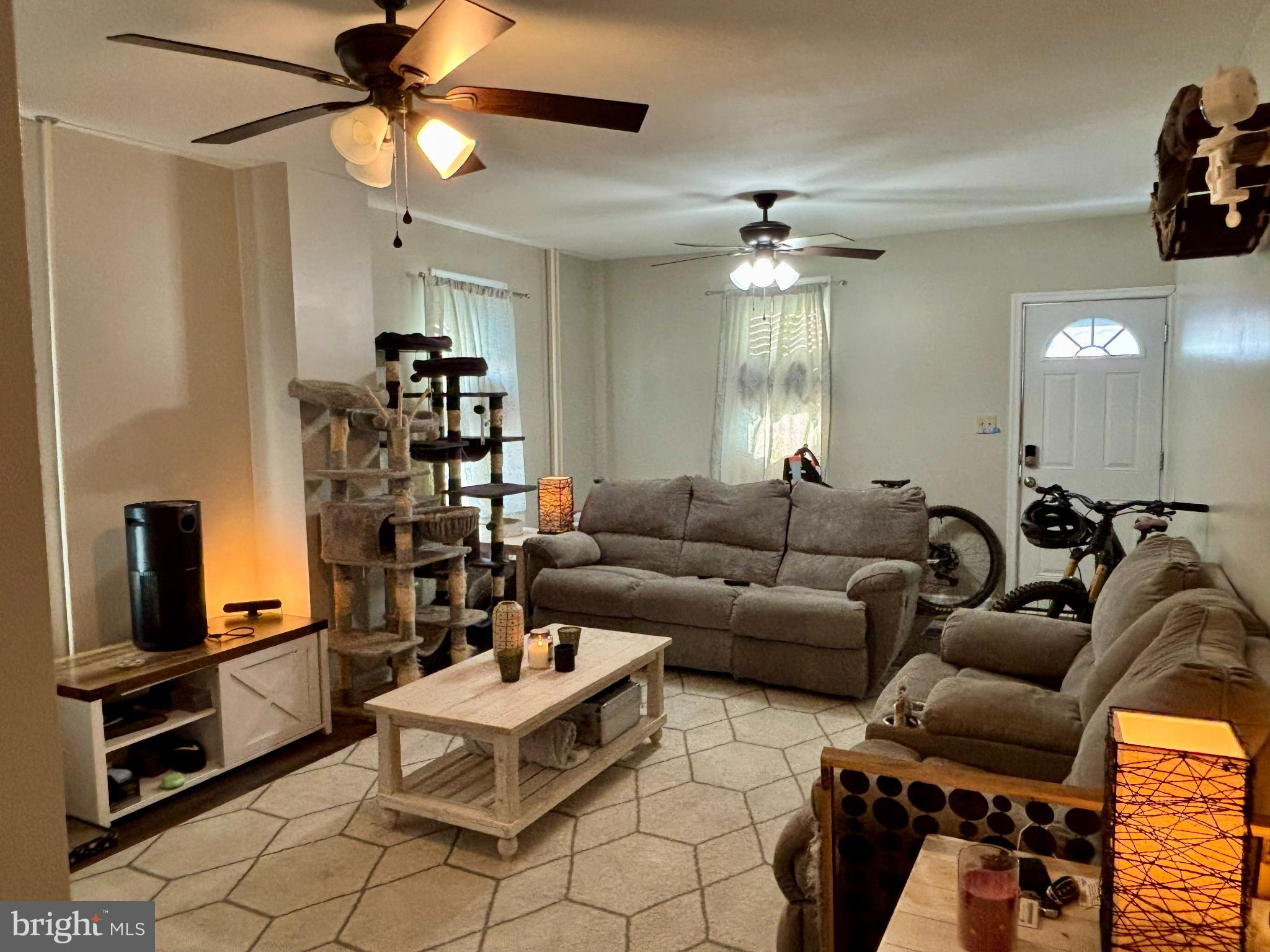 3 Grape Street Reading, PA 19611 - Photo 3 of 19 a living room with furniture a flat screen tv and a window