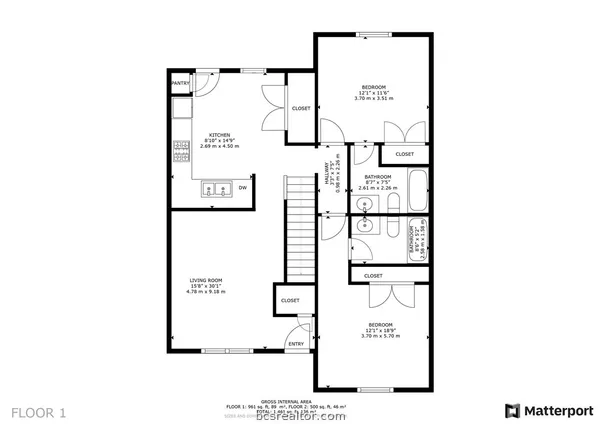 a picture of a bench in a window