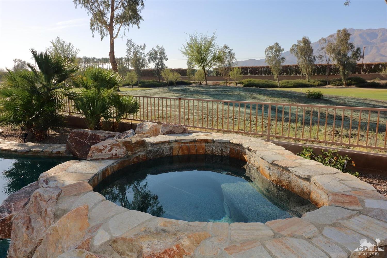81757 Rustic Canyon Drive La Quinta, CA 92253 - Photo 8 of 40 a view of swimming pool with a lake view