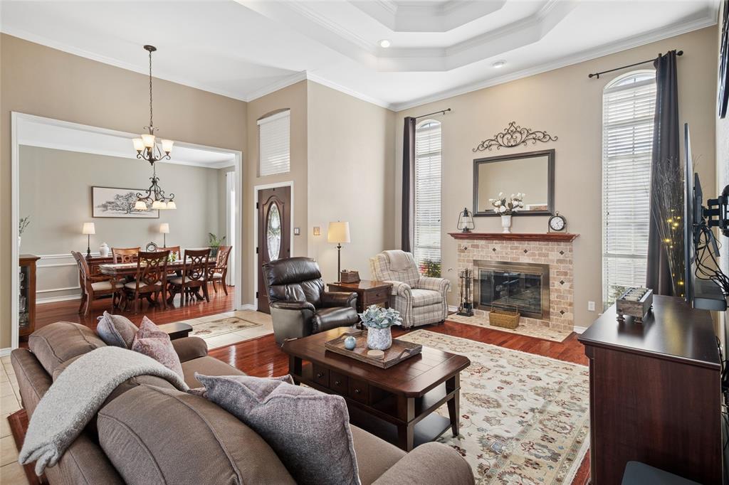 993 Pheasant Ridge Keller, TX 76248 - Photo 4 of 29 living room to left of entry