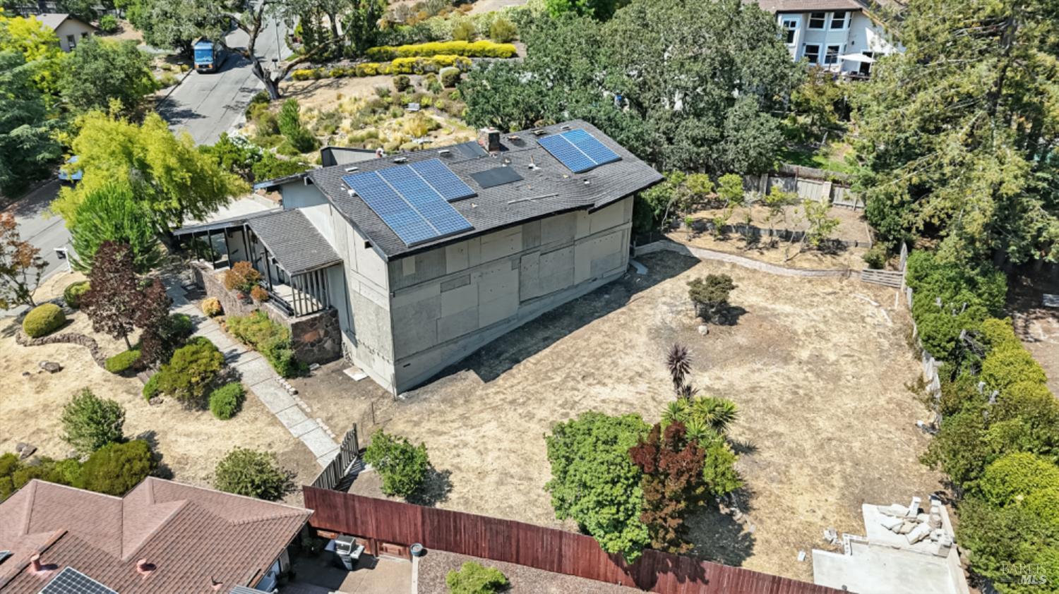 1826 San Ramon Way Santa Rosa, CA 95409 - Photo 4 of 22 an aerial view of a house with a yard