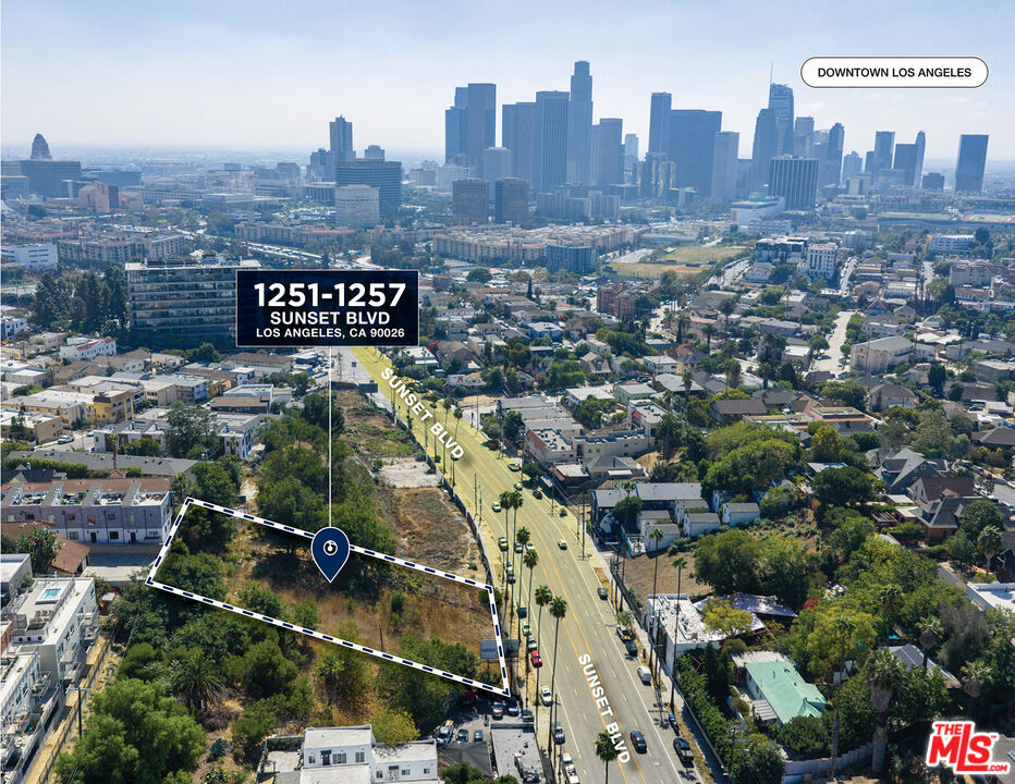 1251 Sunset Boulevard Los Angeles, CA 90026 - Photo 3 of 4 an aerial view of city