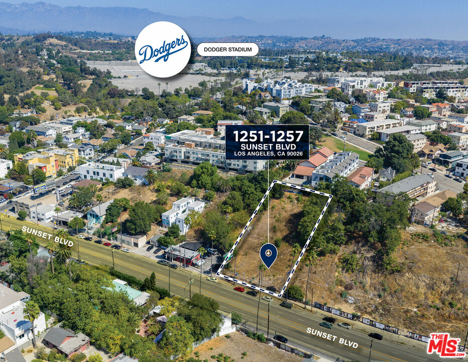 1251 Sunset Boulevard Los Angeles, CA 90026 - Photo 4 of 4 an aerial view of a highlighted house