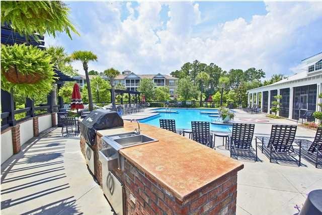 1910 Basildon Road Mount Pleasant, SC 29466 - Photo 20 of 31 pool with barbq