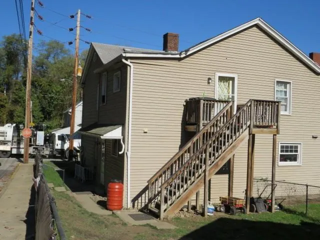 a view of building with street