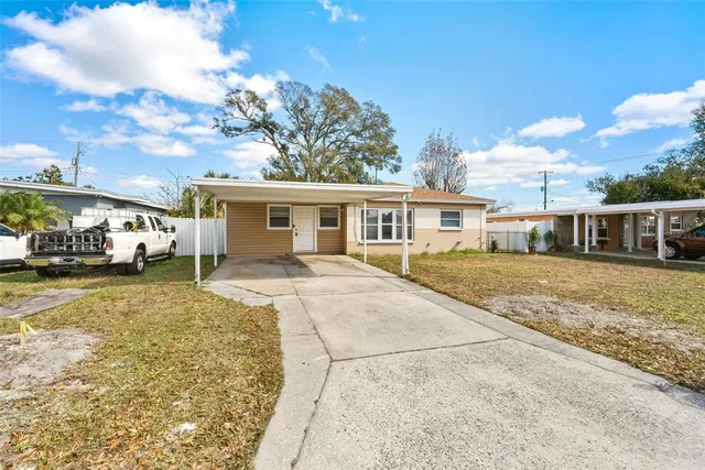 a house view with a outdoor space