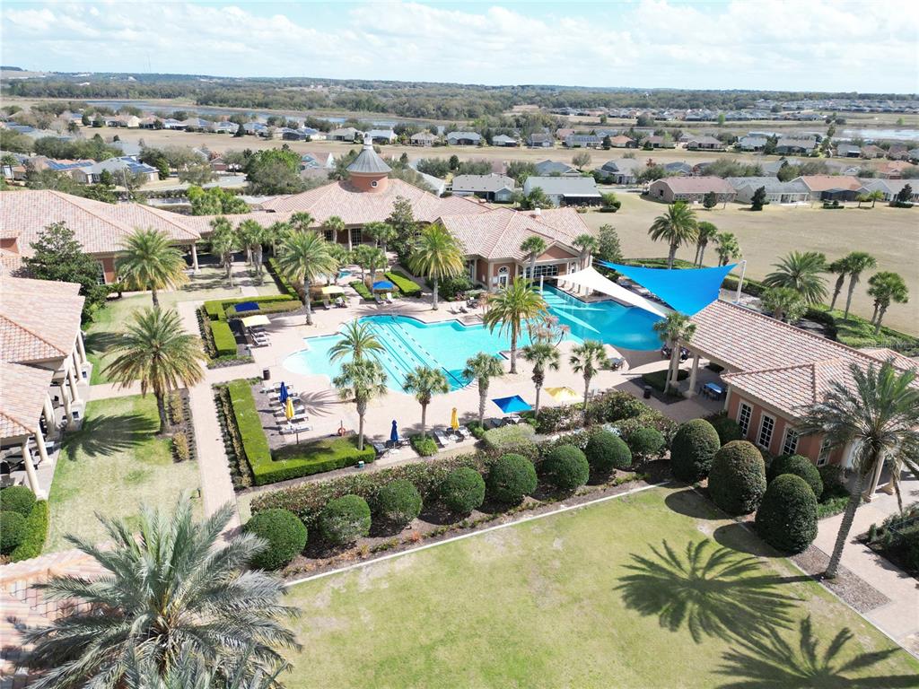 100 Flame Vine Way Groveland, FL 34736 - Photo 33 of 38 an aerial view of a houses with outdoor space