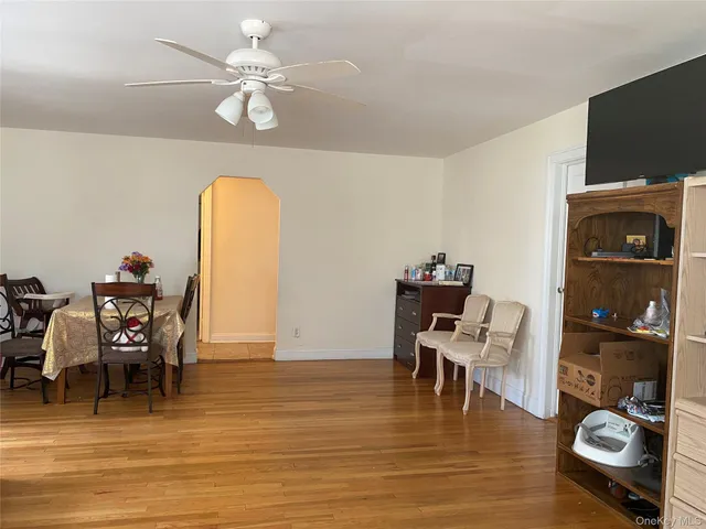 a workspace with furniture